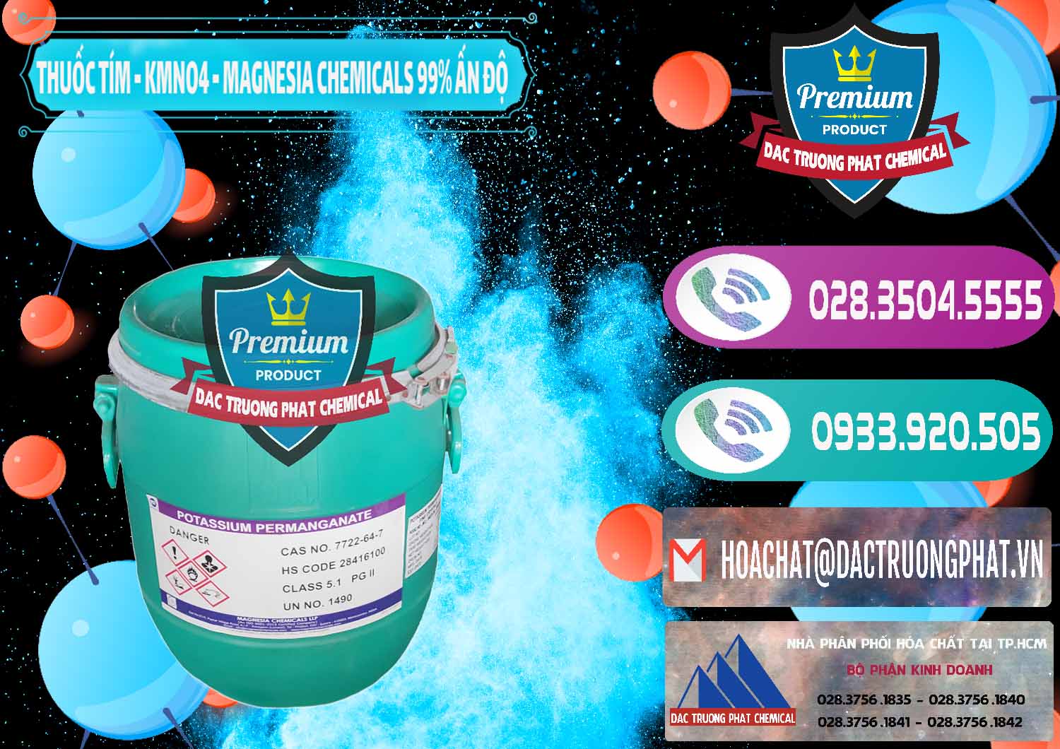 Nơi phân phối & bán Thuốc Tím - KMNO4 Magnesia Chemicals 99% Ấn Độ India - 0251 - Phân phối & kinh doanh hóa chất tại TP.HCM - hoachatxulynuoc.com