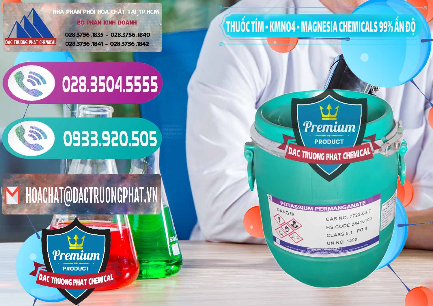 Công ty chuyên nhập khẩu ( bán ) Thuốc Tím - KMNO4 Magnesia Chemicals 99% Ấn Độ India - 0251 - Nhà phân phối _ cung cấp hóa chất tại TP.HCM - hoachatxulynuoc.com