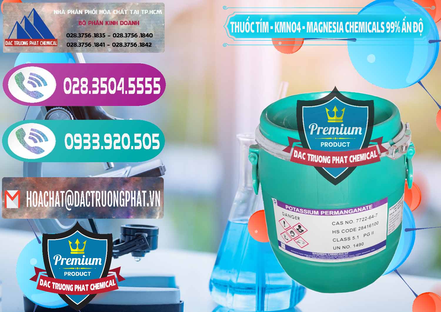Bán & phân phối Thuốc Tím - KMNO4 Magnesia Chemicals 99% Ấn Độ India - 0251 - Nơi phân phối & cung cấp hóa chất tại TP.HCM - hoachatxulynuoc.com