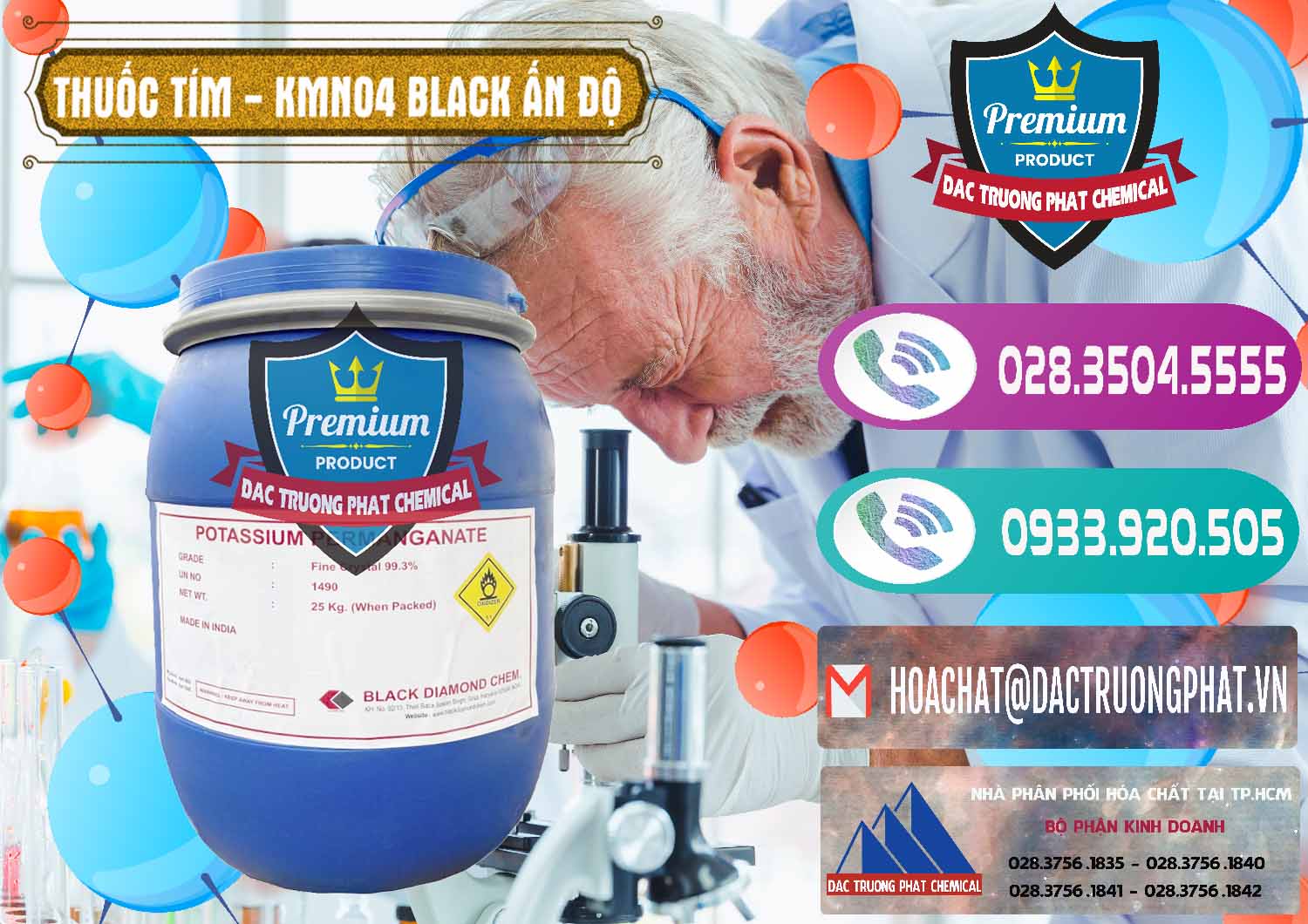 Nơi nhập khẩu ( bán ) Thuốc Tím - KMNO4 Black Diamond Ấn Độ India - 0414 - Công ty chuyên nhập khẩu _ cung cấp hóa chất tại TP.HCM - hoachatxulynuoc.com