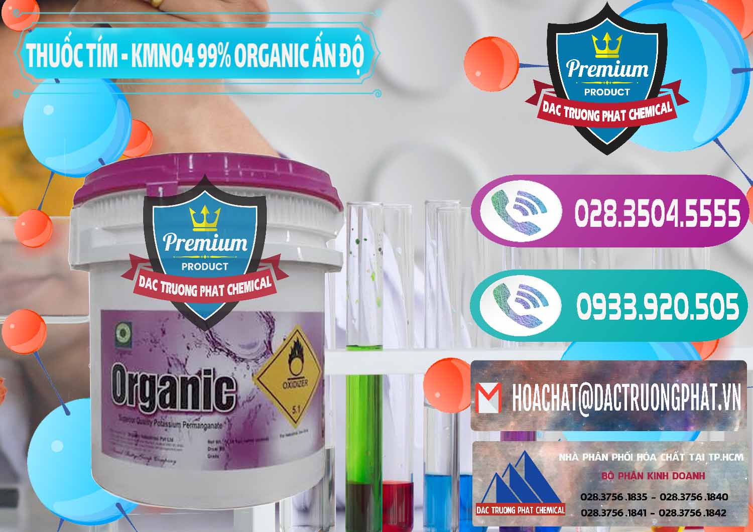 Bán - cung ứng Thuốc Tím - KMNO4 99% Organic Ấn Độ India - 0216 - Công ty phân phối - cung cấp hóa chất tại TP.HCM - hoachatxulynuoc.com