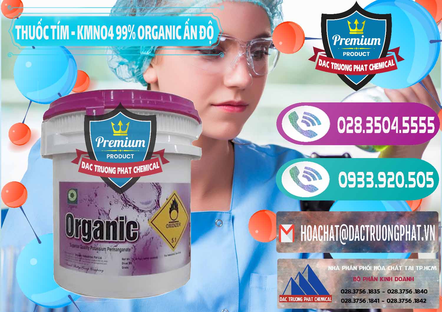 Cung ứng và bán Thuốc Tím - KMNO4 99% Organic Ấn Độ India - 0216 - Cty chuyên phân phối _ kinh doanh hóa chất tại TP.HCM - hoachatxulynuoc.com