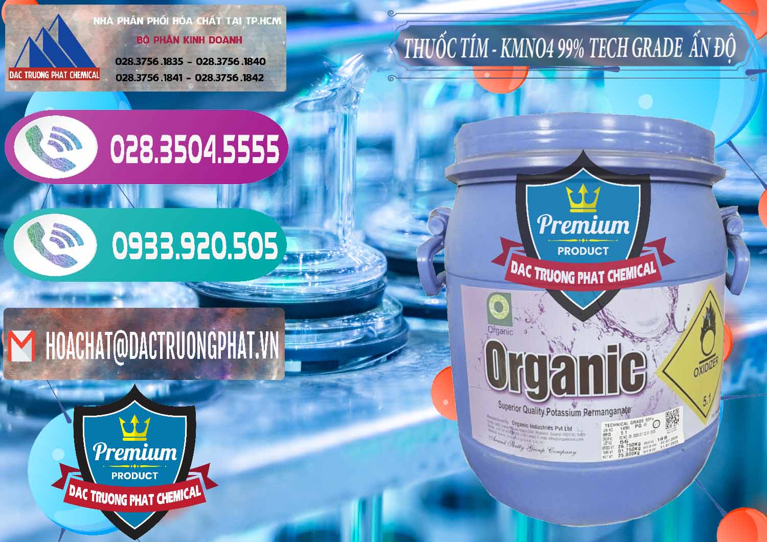 Đơn vị chuyên nhập khẩu & bán Thuốc Tím - KMNO4 99% Organic Group Ấn Độ India - 0250 - Đơn vị chuyên phân phối ( nhập khẩu ) hóa chất tại TP.HCM - hoachatxulynuoc.com