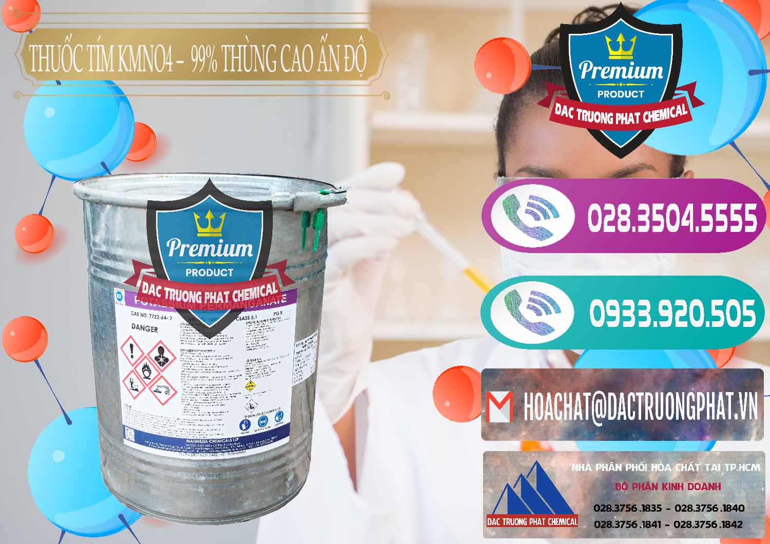 Nhà nhập khẩu - bán Thuốc Tím - KMNO4 Thùng Cao 99% Magnesia Chemicals Ấn Độ India - 0164 - Phân phối và nhập khẩu hóa chất tại TP.HCM - hoachatxulynuoc.com