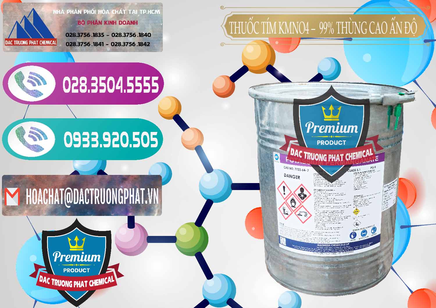 Nơi nhập khẩu _ bán Thuốc Tím - KMNO4 Thùng Cao 99% Magnesia Chemicals Ấn Độ India - 0164 - Nhà cung cấp & bán hóa chất tại TP.HCM - hoachatxulynuoc.com