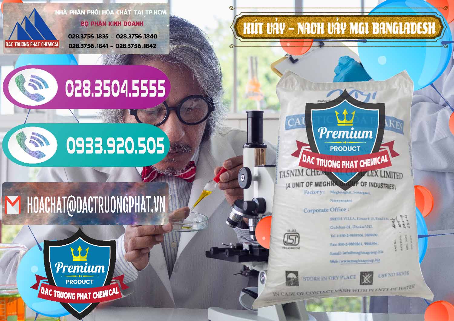 Chuyên kinh doanh và bán Xút Vảy - NaOH Vảy 99% MGI Bangladesh - 0274 - Kinh doanh _ phân phối hóa chất tại TP.HCM - hoachatxulynuoc.com