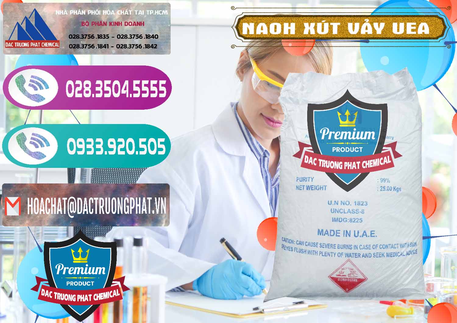 Nơi chuyên kinh doanh ( bán ) Xút Vảy - NaOH Vảy UAE Iran - 0432 - Công ty bán - cung cấp hóa chất tại TP.HCM - hoachatxulynuoc.com