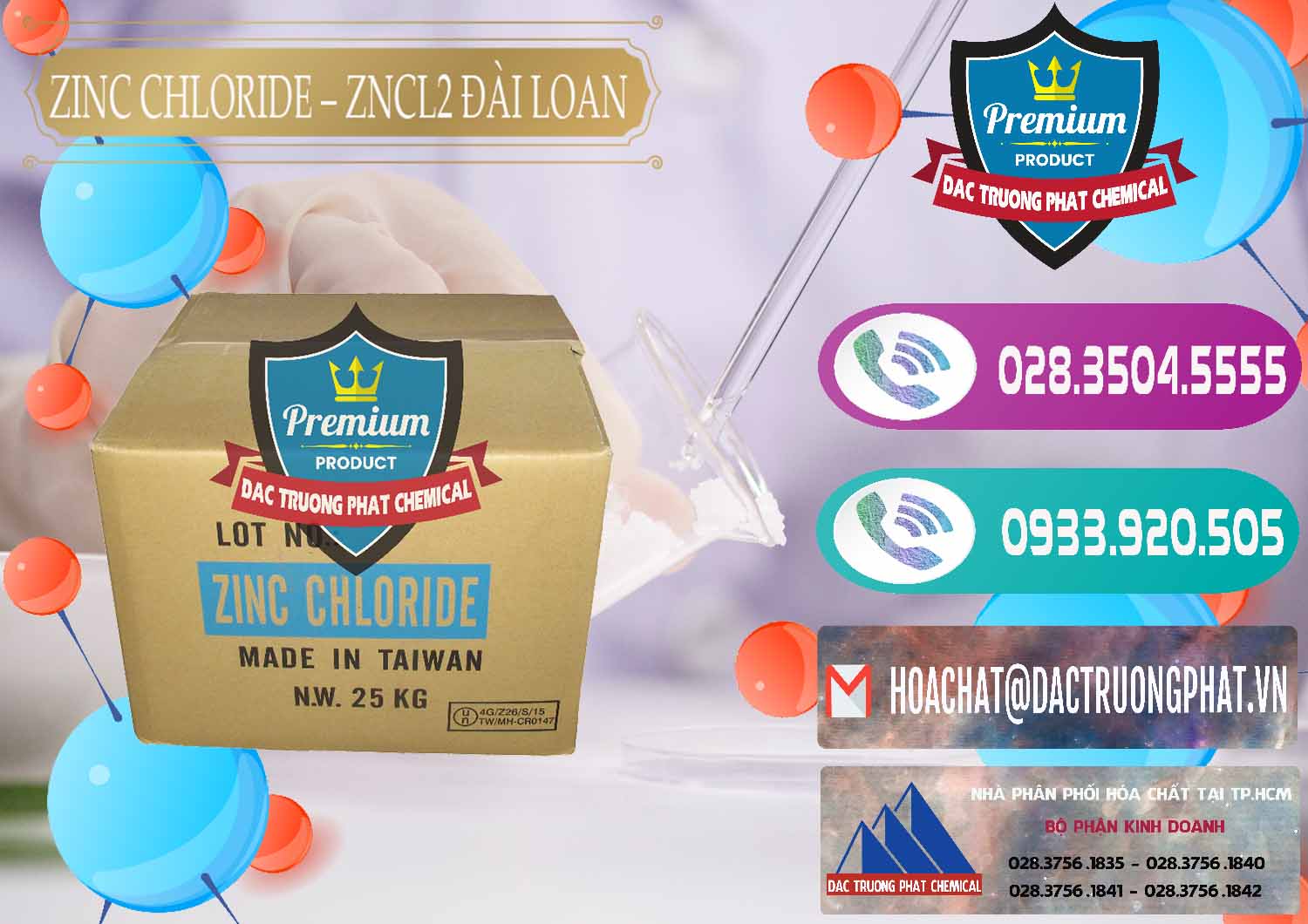 Nơi chuyên cung ứng ( bán ) Zinc Chloride - ZNCL2 96% Đài Loan Taiwan - 0178 - Đơn vị cung cấp và phân phối hóa chất tại TP.HCM - hoachatxulynuoc.com