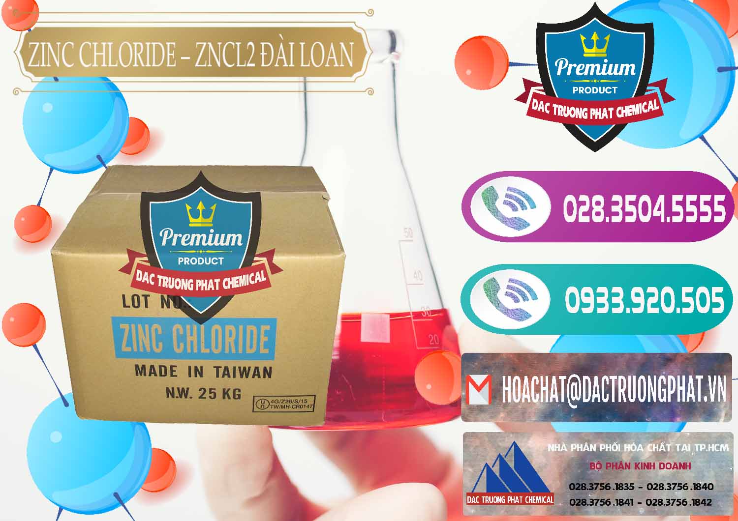 Nơi kinh doanh ( bán ) Zinc Chloride - ZNCL2 96% Đài Loan Taiwan - 0178 - Đơn vị chuyên bán _ cung cấp hóa chất tại TP.HCM - hoachatxulynuoc.com