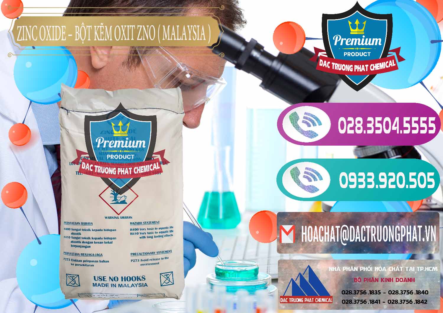 Công ty phân phối ( bán ) Zinc Oxide - Bột Kẽm Oxit ZNO Malaysia - 0179 - Nơi phân phối ( cung cấp ) hóa chất tại TP.HCM - hoachatxulynuoc.com