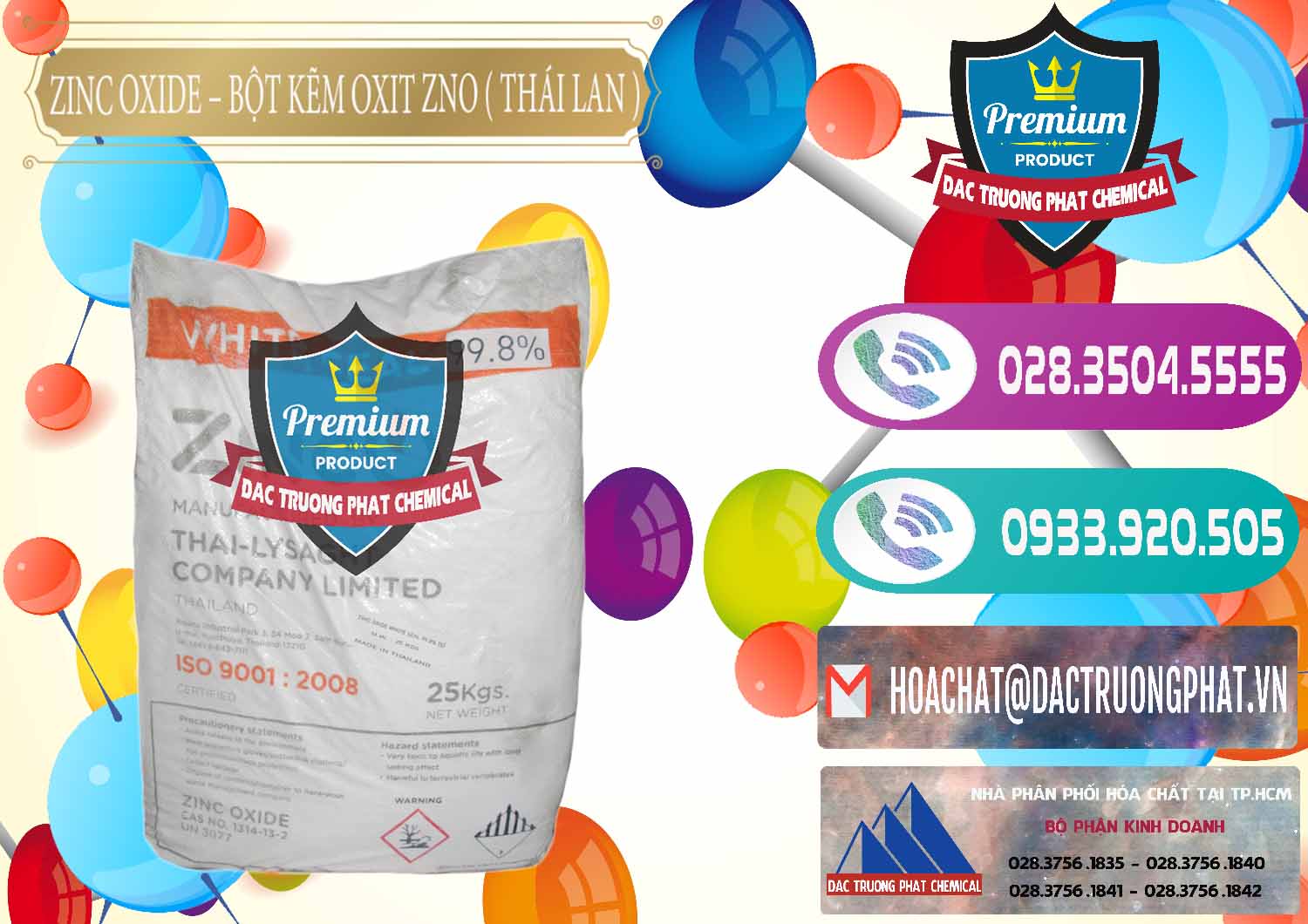 Cty chuyên phân phối và bán Zinc Oxide - Bột Kẽm Oxit ZNO Thái Lan Thailand - 0181 - Cty chuyên cung ứng & phân phối hóa chất tại TP.HCM - hoachatxulynuoc.com