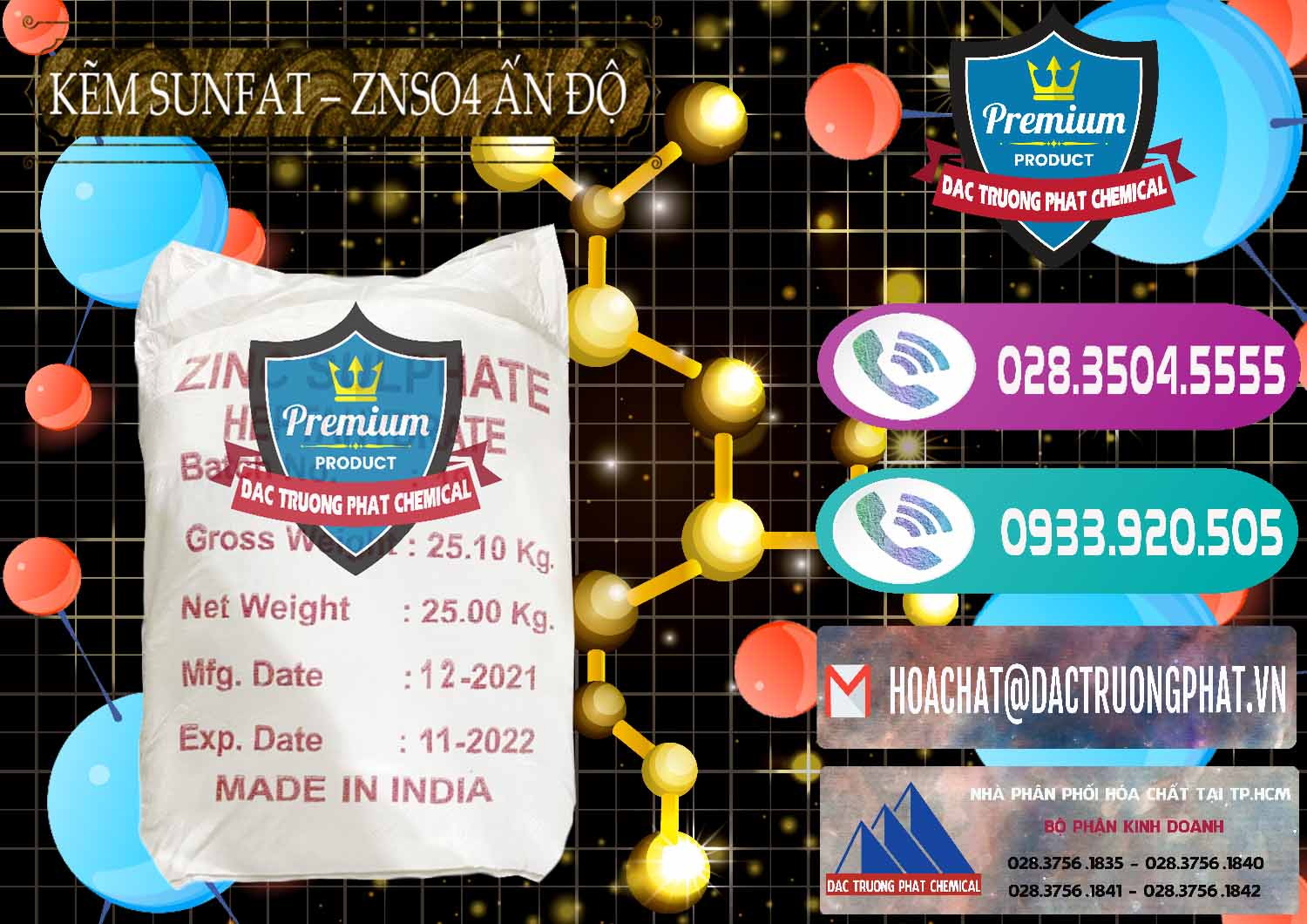 Nơi bán - phân phối Kẽm Sunfat – ZNSO4.7H2O Ấn Độ India - 0417 - Phân phối & cung ứng hóa chất tại TP.HCM - hoachatxulynuoc.com