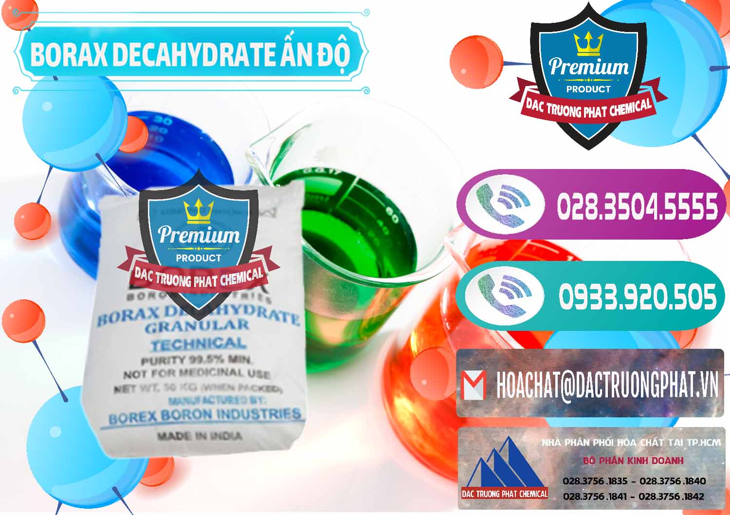 Công ty bán và phân phối Borax Decahydrate Ấn Độ India - 0449 - Công ty cung cấp - phân phối hóa chất tại TP.HCM - hoachatxulynuoc.com