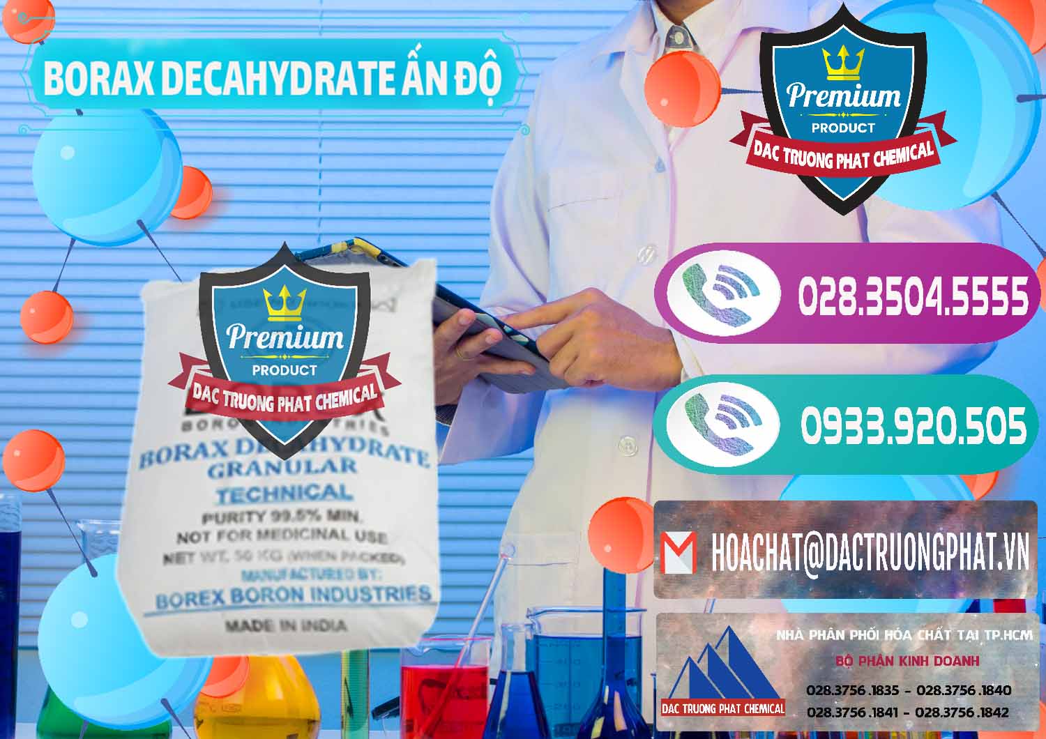 Chuyên phân phối và bán Borax Decahydrate Ấn Độ India - 0449 - Phân phối - cung cấp hóa chất tại TP.HCM - hoachatxulynuoc.com
