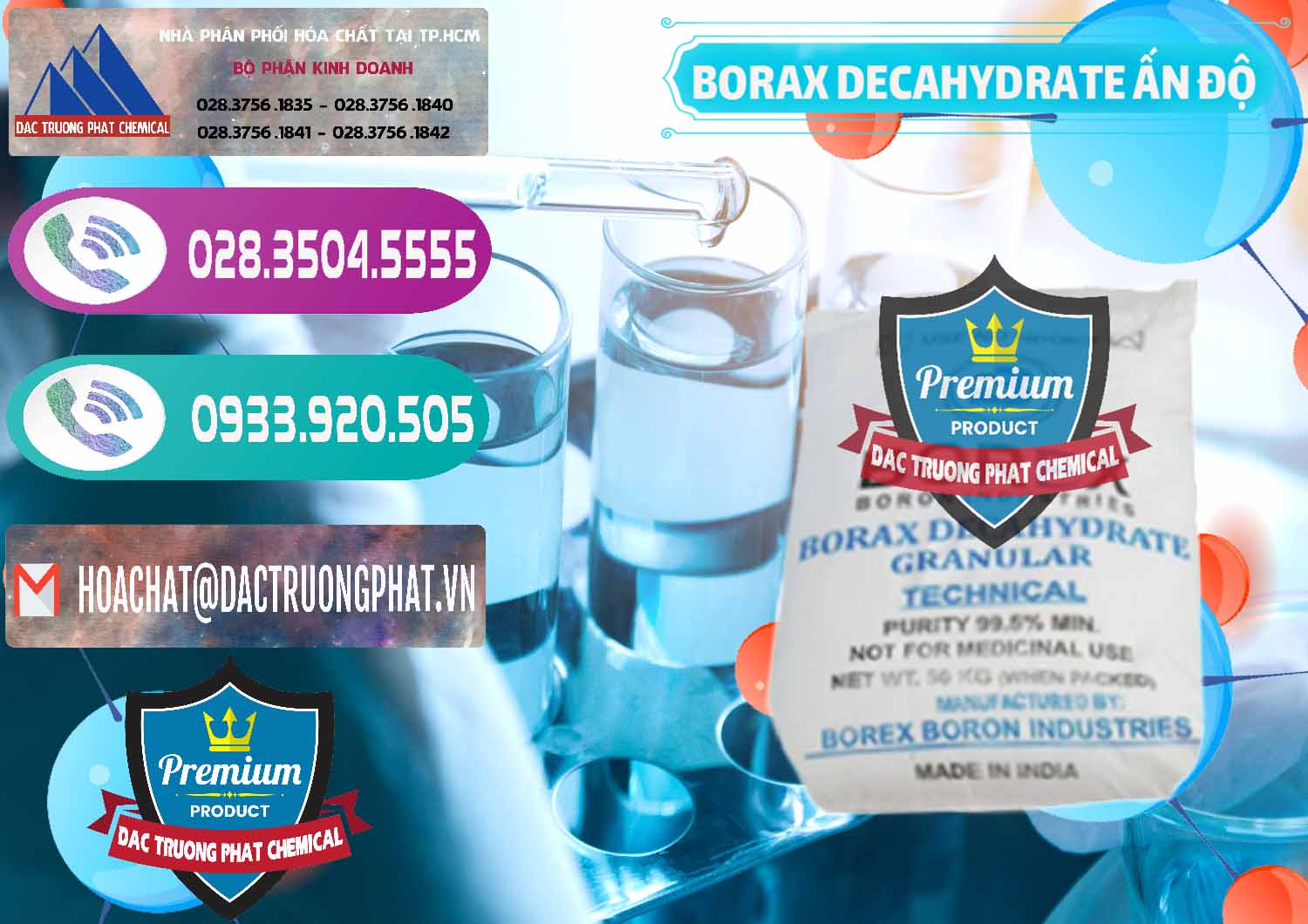 Nơi cung cấp & bán Borax Decahydrate Ấn Độ India - 0449 - Cty chuyên cung cấp ( bán ) hóa chất tại TP.HCM - hoachatxulynuoc.com