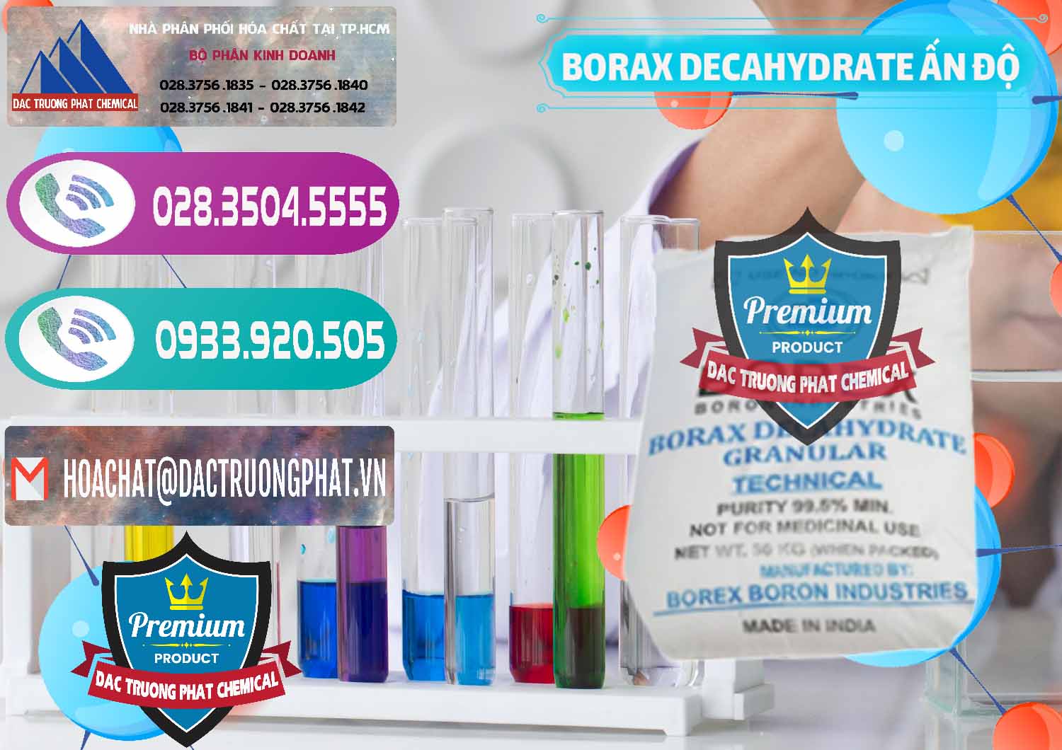 Nơi phân phối _ bán Borax Decahydrate Ấn Độ India - 0449 - Nơi chuyên kinh doanh - phân phối hóa chất tại TP.HCM - hoachatxulynuoc.com