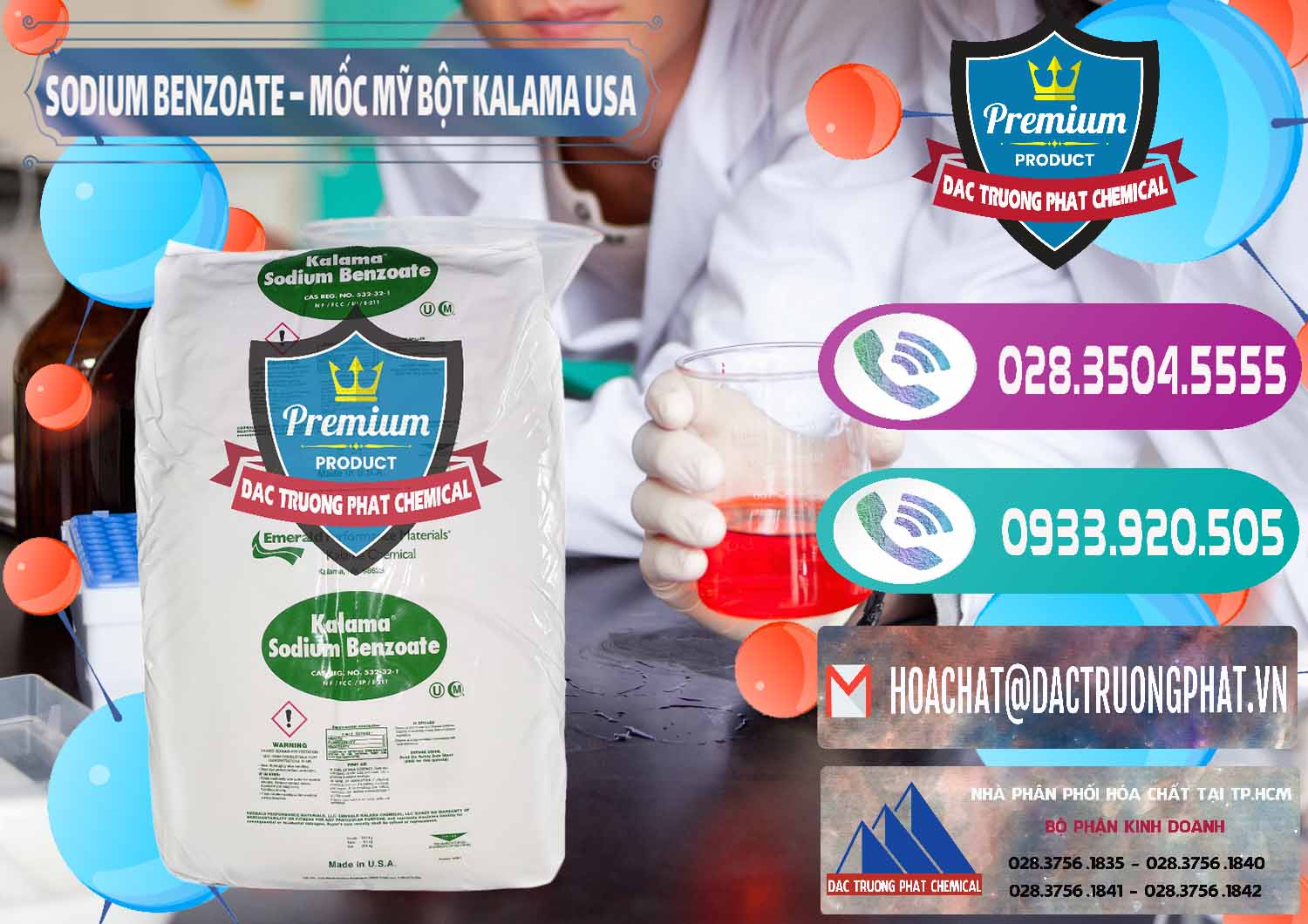 Đơn vị kinh doanh - bán Sodium Benzoate - Mốc Bột Kalama Food Grade Mỹ Usa - 0136 - Nhà cung cấp và bán hóa chất tại TP.HCM - hoachatxulynuoc.com