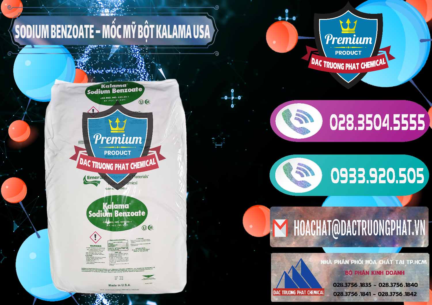 Cty chuyên cung cấp & bán Sodium Benzoate - Mốc Bột Kalama Food Grade Mỹ Usa - 0136 - Chuyên cung cấp _ phân phối hóa chất tại TP.HCM - hoachatxulynuoc.com