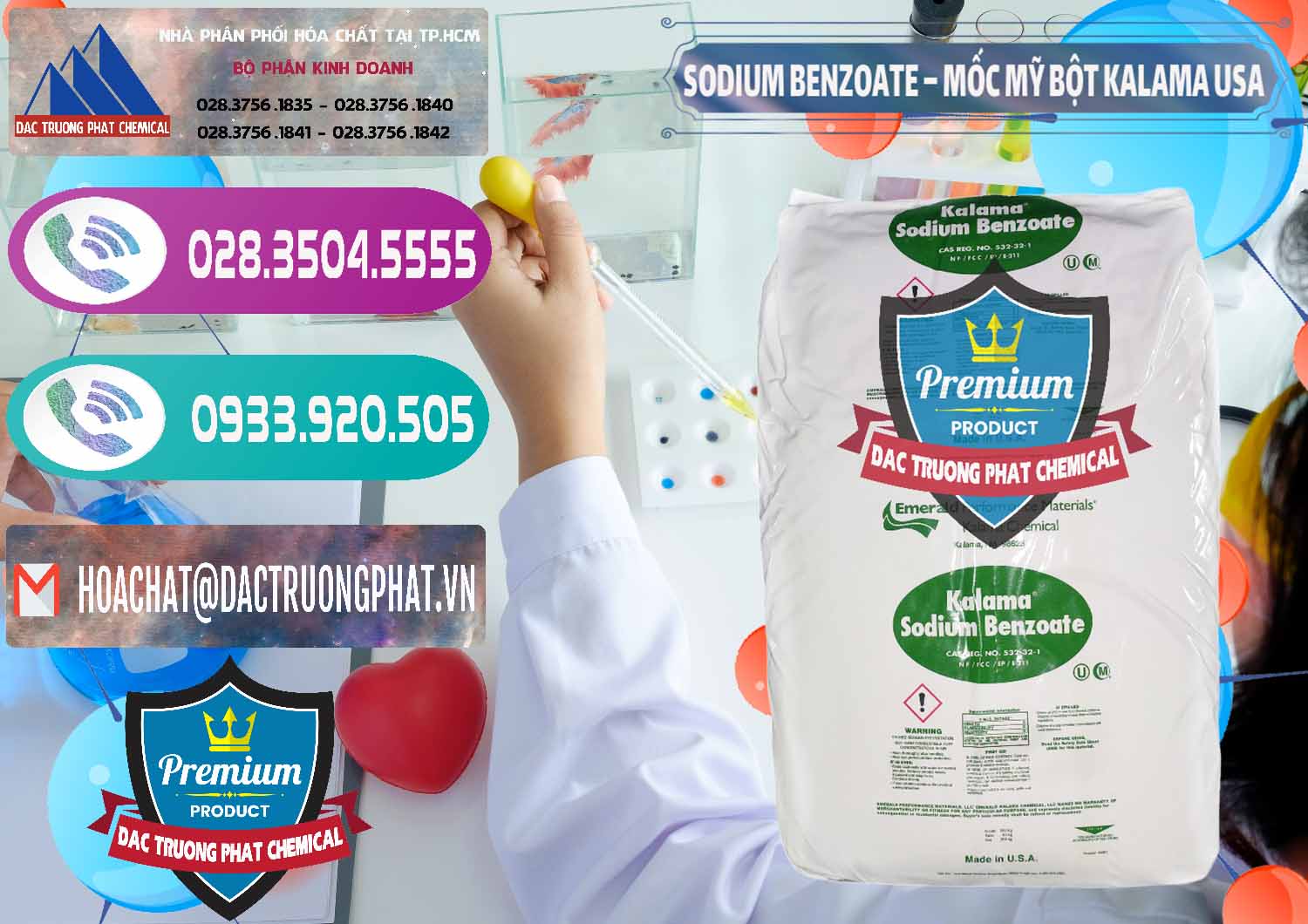 Cung cấp & bán Sodium Benzoate - Mốc Bột Kalama Food Grade Mỹ Usa - 0136 - Cty cung ứng và phân phối hóa chất tại TP.HCM - hoachatxulynuoc.com