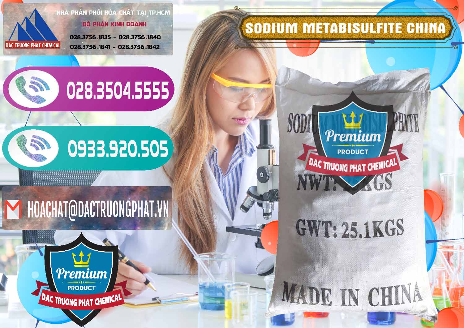 Nơi chuyên bán và phân phối Sodium Metabisulfite - NA2S2O5 Trung Quốc China - 0484 - Công ty bán _ cung cấp hóa chất tại TP.HCM - hoachatxulynuoc.com